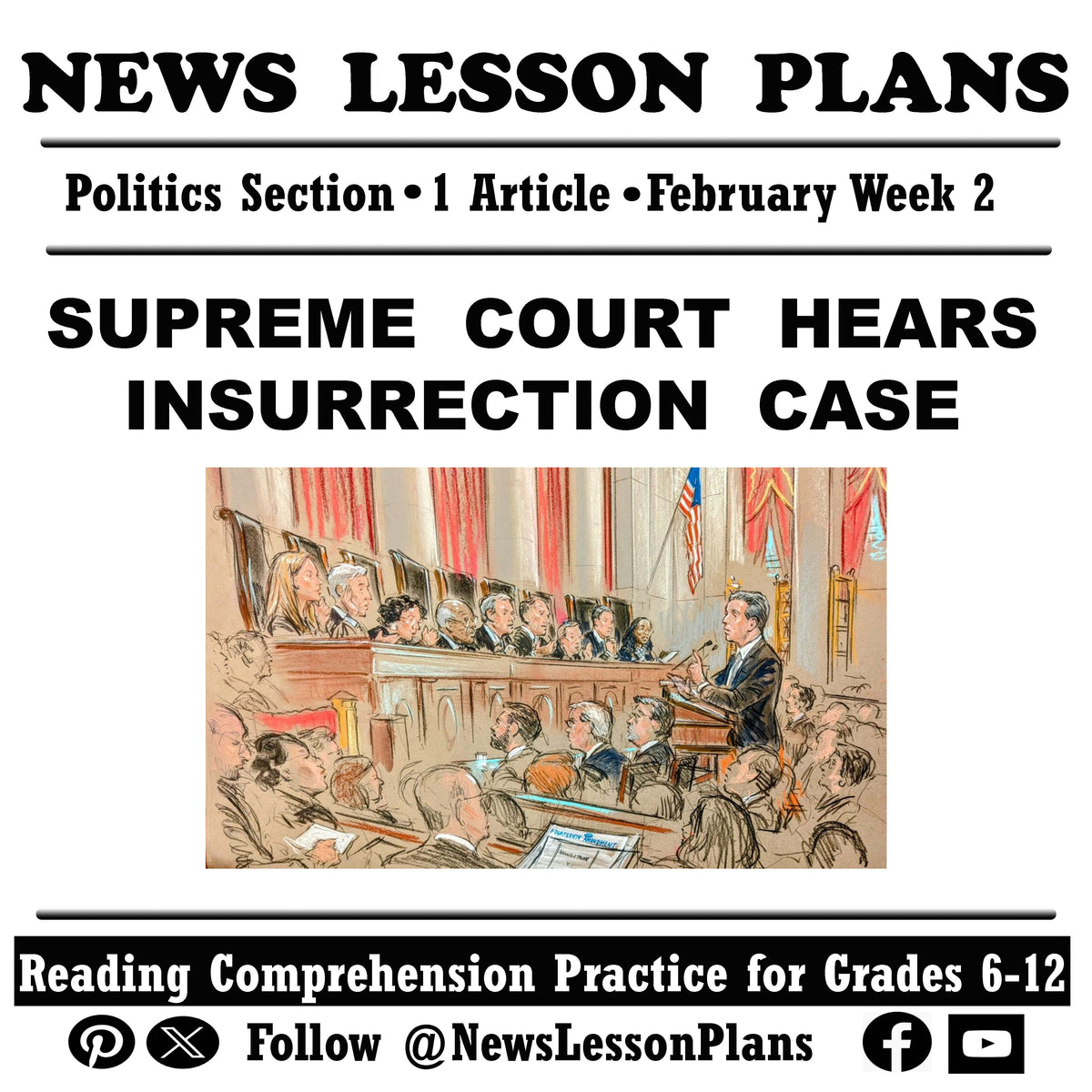 Supreme Court Hears Trump Insurrection Case_Current Events Lesson Plan ...
