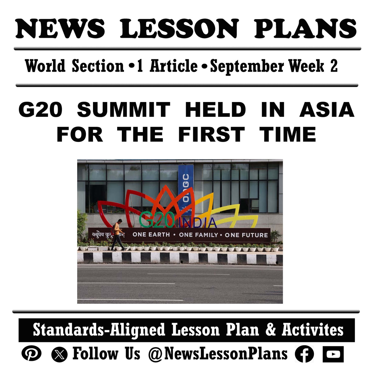 Current Events Lesson Plan - G20 Summit Held in Asia for First Time ...