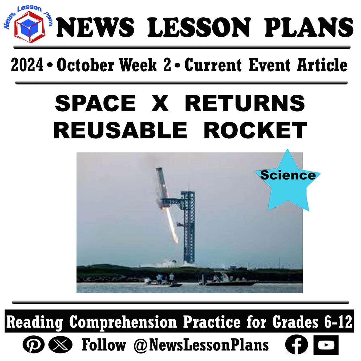 PDF Lesson Plan - SpaceX Returns Reusable Rocket – News Lesson Plans
