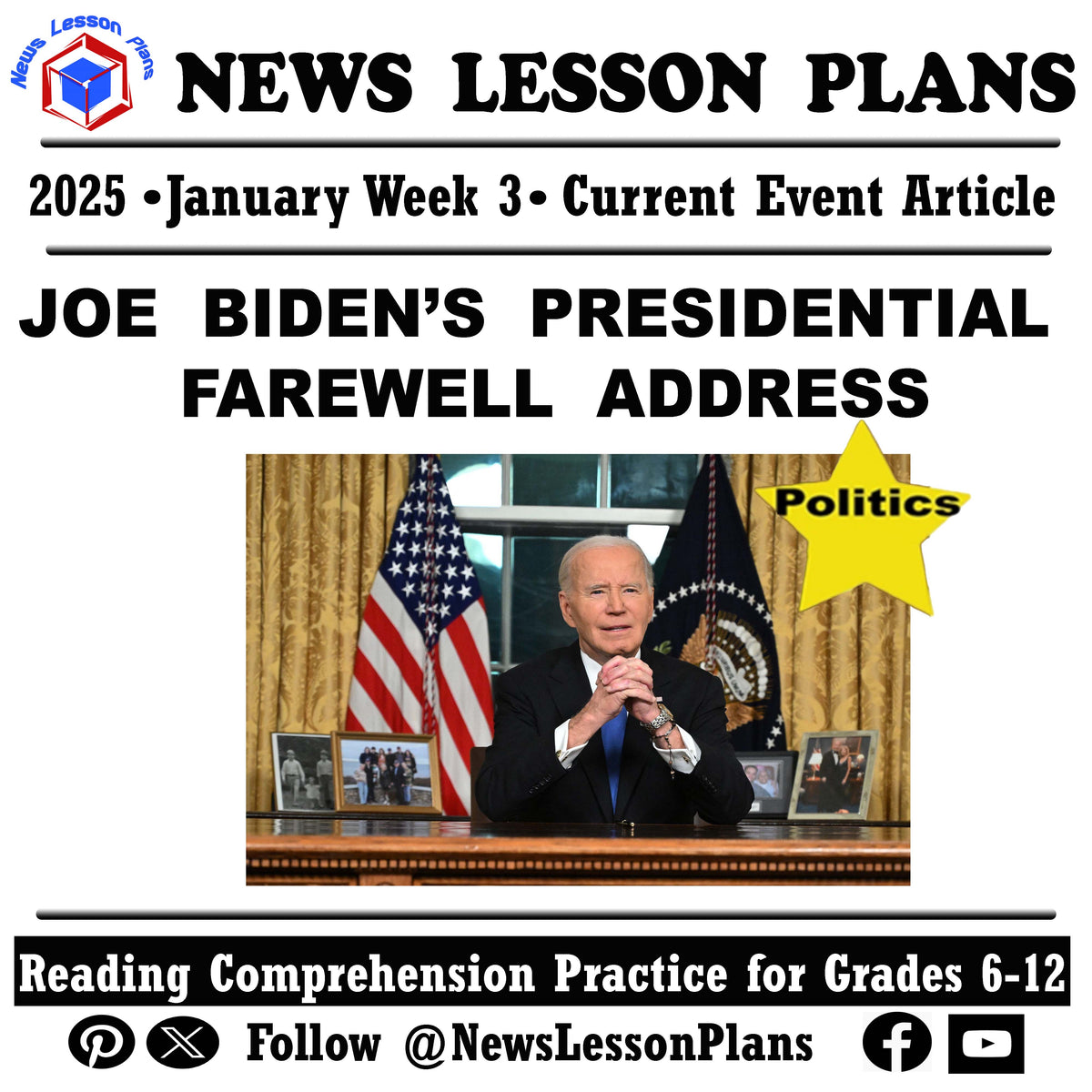 PDF Lesson Plan -Joe Biden’s Presidential Farewell Address – News ...